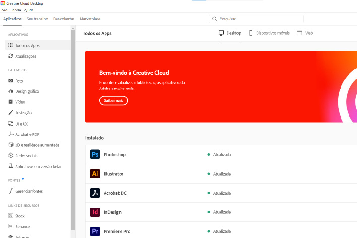 Adobe Creative Cloud: O melhor da assinatura